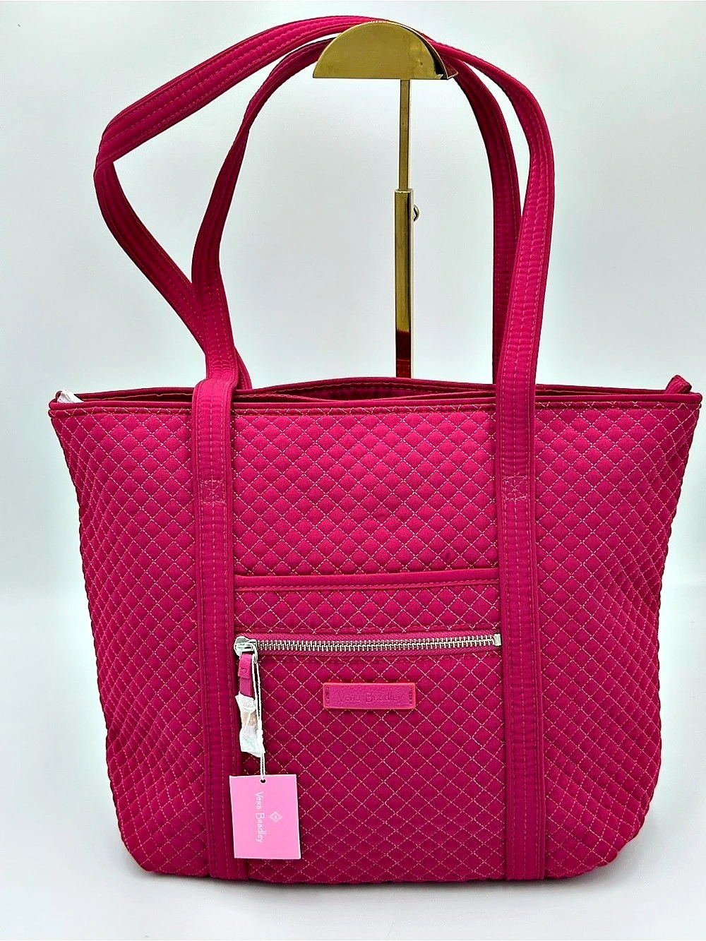 Vera Bradley Iconic Medium Vera Tote Pink